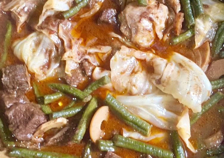 Sayur Kacang Panjang Padang