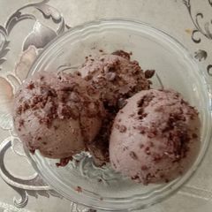 A picture of Chocolate ice cream recipe.