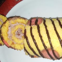 Swiss roll A picture of Swiss roll.