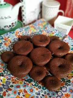 Una foto de Fondant au chocolat
