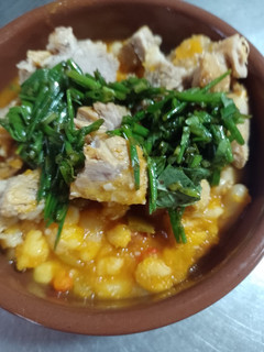 Una foto de Locro con carne de cerdo 🐷