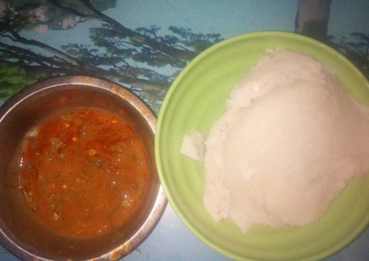 Alugbo and draw soup