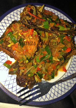 A picture of Pappered catfish.