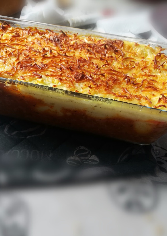 Una foto de Pastel de patata con carne picada