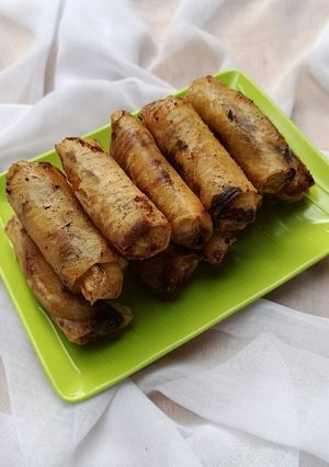 Foto resep Pisang Aroma Coklat Kulit Lumpia