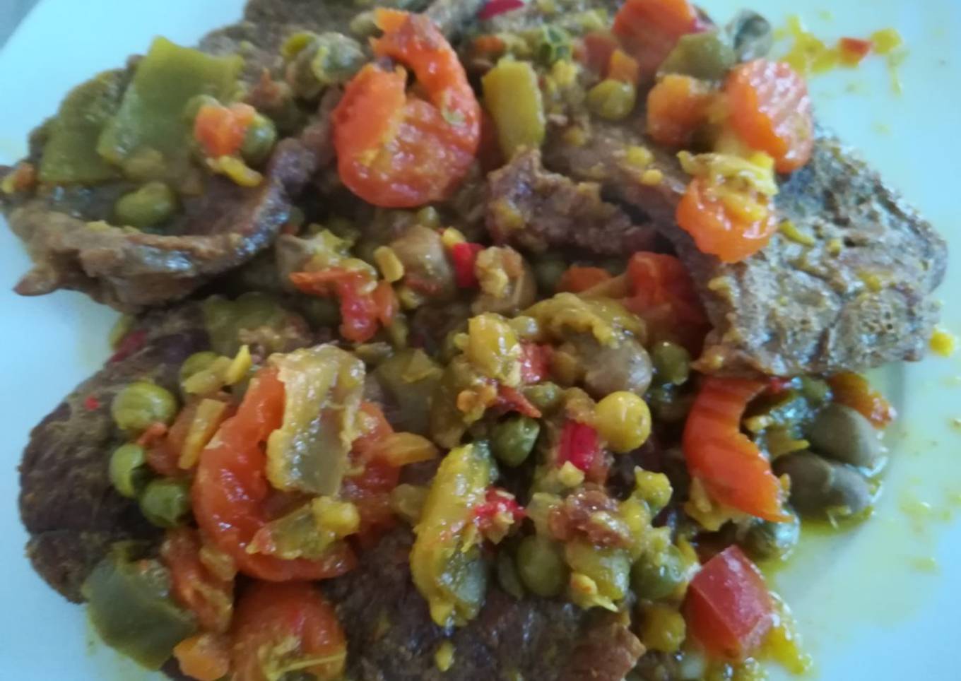 Menestra de verduras con ternera