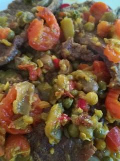 Una foto de Menestra de verduras con ternera