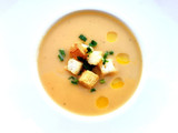 Crema de calabaza y castañas