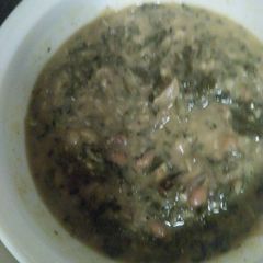 A picture of Gongura dal.