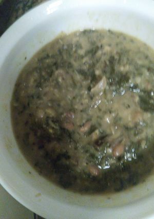 A picture of Gongura dal.