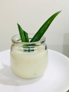 Hình của món Sữa hạt sen đường phèn.