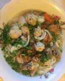 Bún sườn mọc