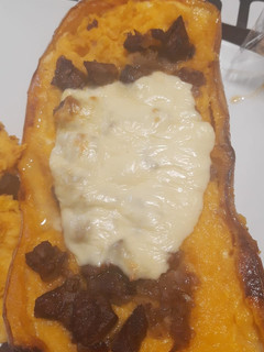 Una foto de Calabaza rellena