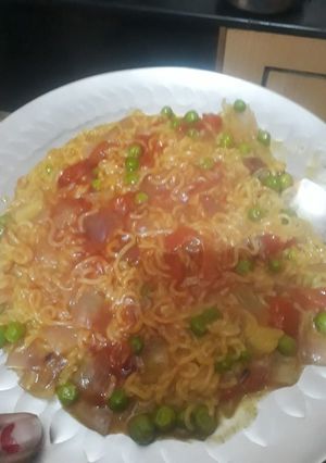 A picture of Tadka maggie.
