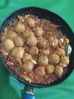 Foto resep Pindang bakso pedas