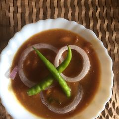 A picture of Rajma curry.