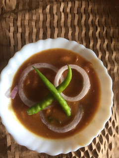 A picture of Rajma curry.
