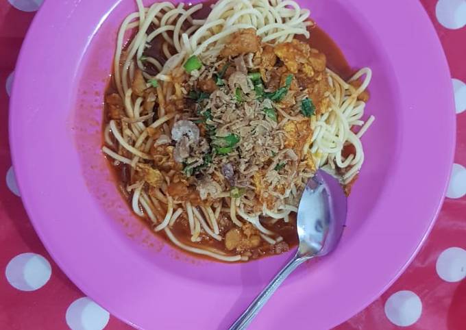 Resep Mie Spaghetti Saos Tarempa Oleh Masakan Melayu Cookpad