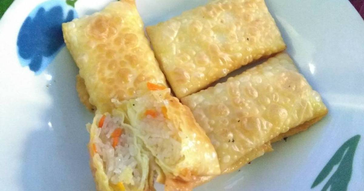Kulit Pangsit Isi Mie Bihun