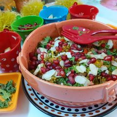 A picture of Colourful healthy couscous salad.