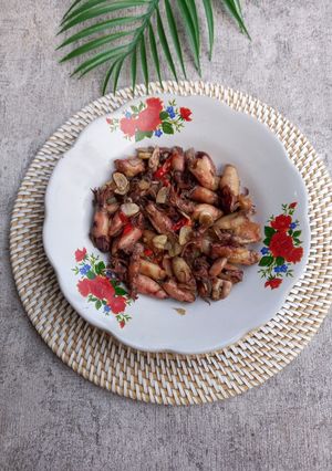 Foto resep Tumis cumi asin