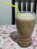 Batido de banana y manzana