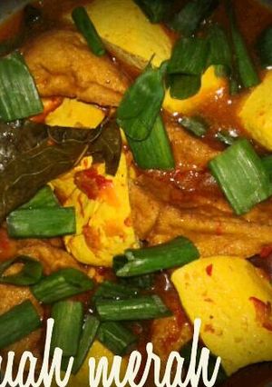 Foto resep Tahu kuah merah