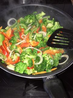 Una foto de Salteado de verduras