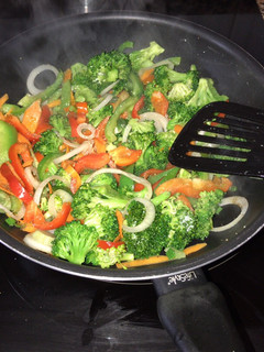Una foto de Salteado de verduras