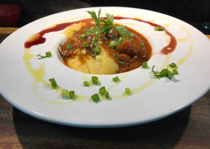 202-Ragu com polenta - carne e vegetariano Receita por Antonio Jambeiro  Angelim Filho - Cookpad