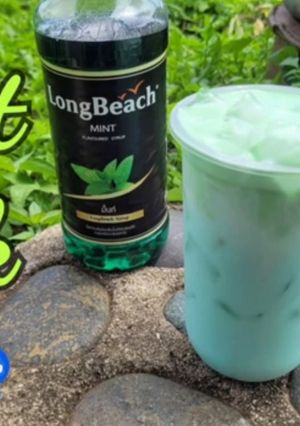 รูปของ นมสดมิ้นต์ Mint Milk ทำง่ายอร่อยมาก ส่วนผสม 2 อย่าง