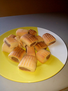 A picture of Chocolate bar Cookies.