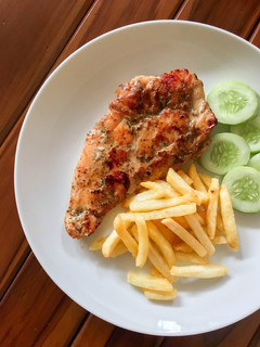 Foto resep Simple Chicken Steak (Steak Ayam Panggang Teflon)