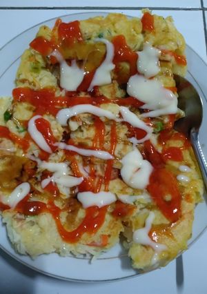 Foto resep Okonomiyaki seadanya