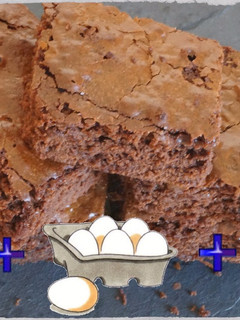 Una foto de Brownie de 3 ingredientes