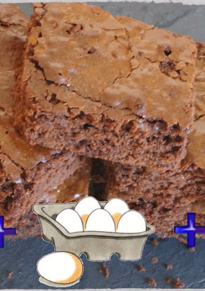 Una foto de Brownie de 3 ingredientes