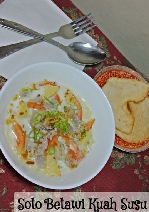 Foto resep Soto Betawi Kuah Susu