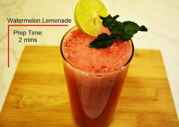 Simple Way to Make Award-winning Watermelon Lemonade