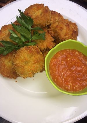 Foto resep Nugget Ayam Sayuran + Saus Homemade