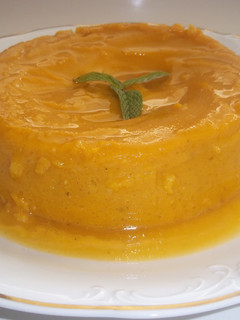 Una foto de Flan de calabaza acondicionado