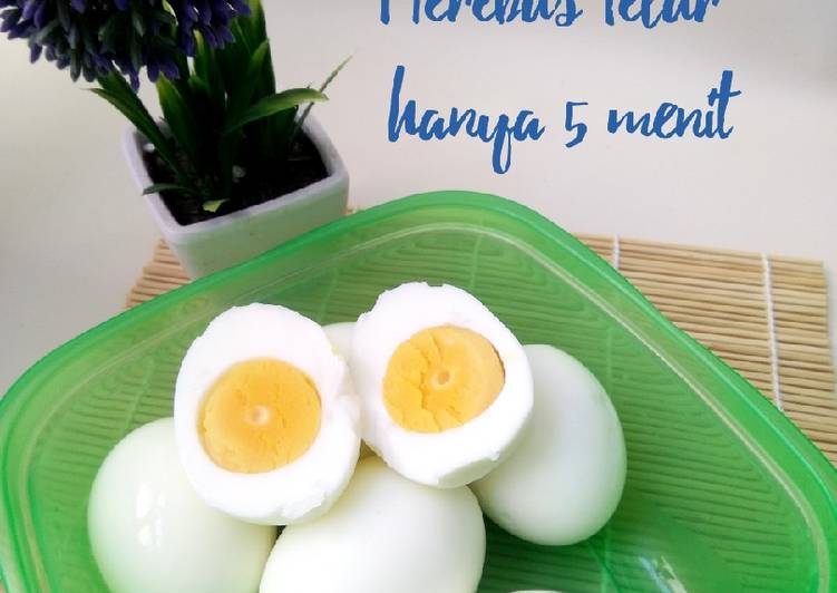 Resep Merebus Telur Hanya 5 Menit Yang Renyah