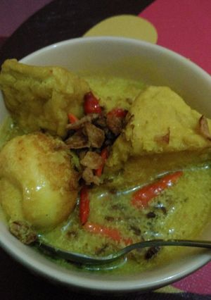 Foto resep Telur tahu masak kuning