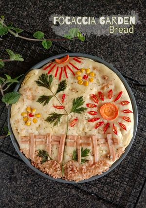 Foto resep Focaccia Garden