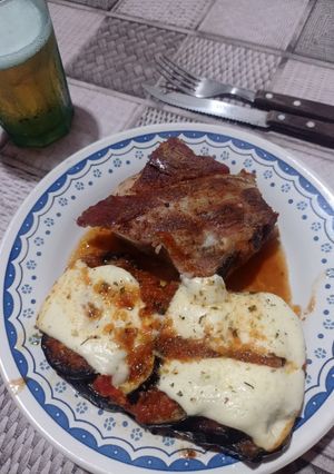 Una foto de Berenjenas en salsa fileto