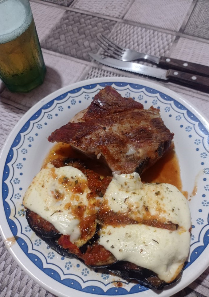 Una foto de Berenjenas en salsa fileto