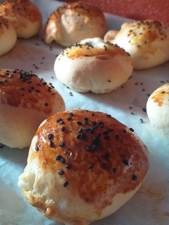 Una foto de Bollos rellenos de queso crema