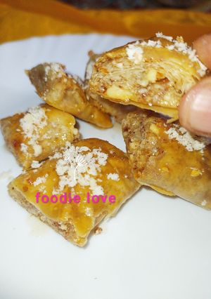 A picture of Turkish almond Baklava.