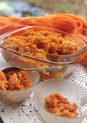 A picture of Gajar ka halwa.