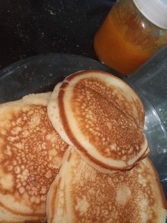 صورة لوصفة بان كيك ببيضة واحدة 🥞🥞