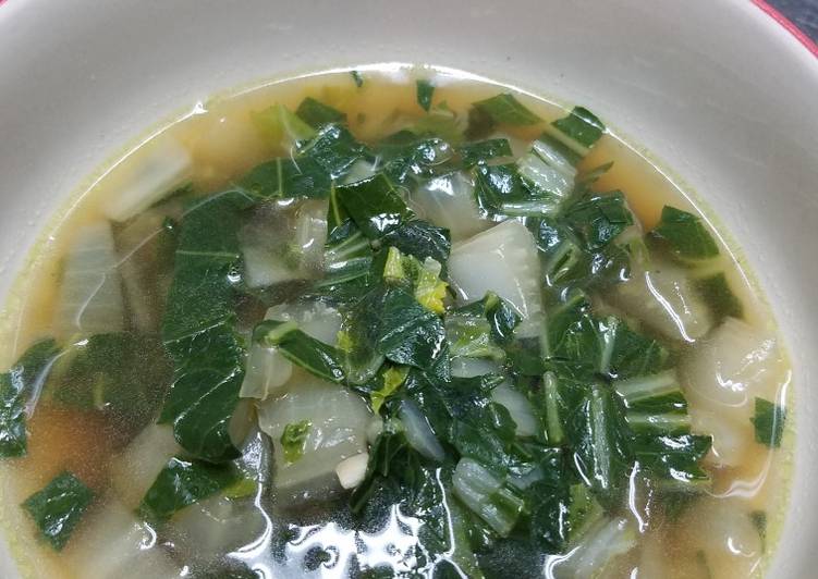 Homemade Bok Choy Soup